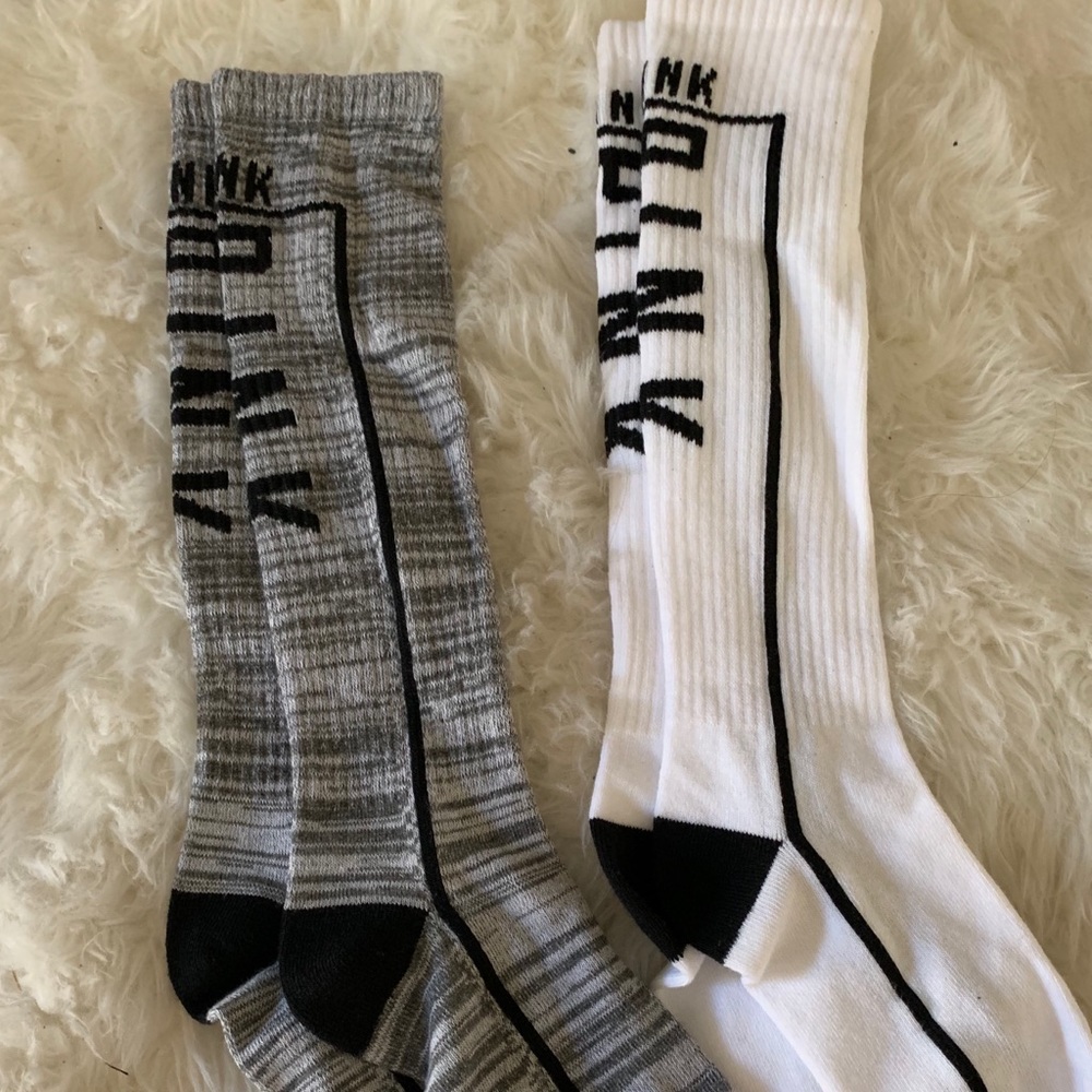 PINK Knee-high Socks